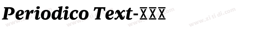 Periodico Text字体转换